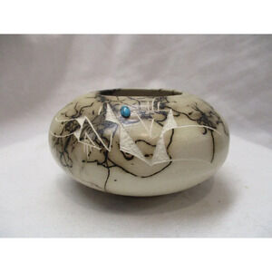 Pauline Zahne Horsehair Pottery Southwest New Mexico  Navajo Native American